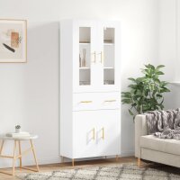 vidaXL Highboard Wei&szlig; 69,5x34x180 cm Holzwerkstoff