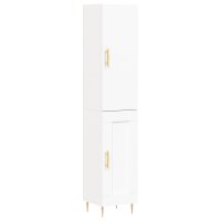 vidaXL Highboard Weiß 34,5x34x180 cm Holzwerkstoff