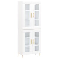 vidaXL Highboard Weiß 69,5x34x180 cm Holzwerkstoff