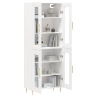 vidaXL Highboard Wei&szlig; 69,5x34x180 cm Holzwerkstoff