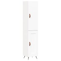 vidaXL Highboard Wei&szlig; 34,5x34x180 cm Holzwerkstoff