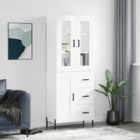 vidaXL Highboard Weiß 69,5x34x180 cm Holzwerkstoff