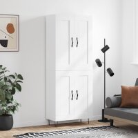 vidaXL Highboard Weiß 69,5x34x180 cm Holzwerkstoff