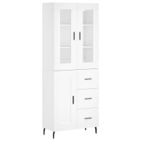 vidaXL Highboard Wei&szlig; 69,5x34x180 cm Holzwerkstoff