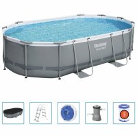 Bestway Power Steel Pool-Set Oval 488x305x107 cm