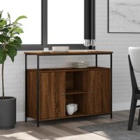 vidaXL Sideboard Braun Eichen-Optik 100x35x80 cm...