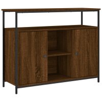 vidaXL Sideboard Braun Eichen-Optik 100x35x80 cm...