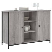 vidaXL Sideboard Grau Sonoma 100x35x70 cm Holzwerkstoff