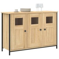 vidaXL Sideboard Sonoma-Eiche 100x35x70 cm Holzwerkstoff