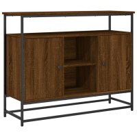 vidaXL Sideboard Braun Eichen-Optik 100x35x80 cm...