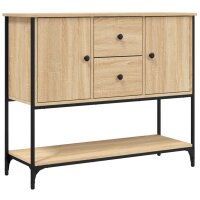 vidaXL Sideboard Sonoma-Eiche 100x36x85 cm Holzwerkstoff