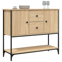 vidaXL Sideboard Sonoma-Eiche 100x36x85 cm Holzwerkstoff