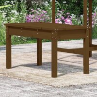 vidaXL Gartenbank Honigbraun 80x44x45 cm Massivholz Kiefer