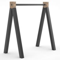 Nordlinger Tischgestell Aspen 70x30x73 cm Holz und Metall...