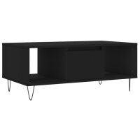 vidaXL Couchtisch Schwarz 90x50x36,5 cm Holzwerkstoff