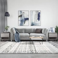 vidaXL Couchtische 2 Stk. Grau Sonoma 50x46x50 cm...