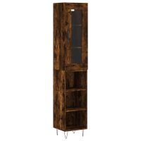 vidaXL Highboard R&auml;uchereiche 34,5x34x180 cm Holzwerkstoff