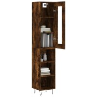 vidaXL Highboard R&auml;uchereiche 34,5x34x180 cm Holzwerkstoff