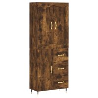 vidaXL Highboard Räuchereiche 69,5x34x180 cm...