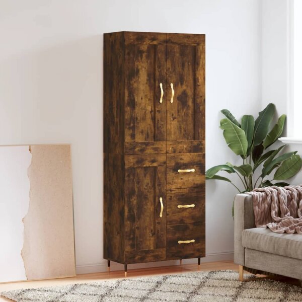 vidaXL Highboard R&auml;uchereiche 69,5x34x180 cm Holzwerkstoff