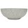 vidaXL Aufsatzwaschbecken Grau Rund Ø41x14 cm Keramik
