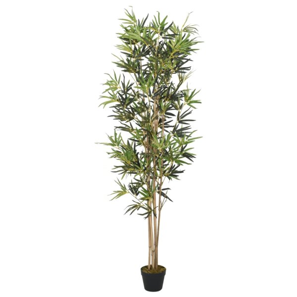 vidaXL Bambusbaum K&uuml;nstlich 1104 Bl&auml;tter 180 cm Gr&uuml;n