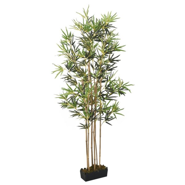 vidaXL Bambusbaum K&uuml;nstlich 368 Bl&auml;tter 80 cm Gr&uuml;n