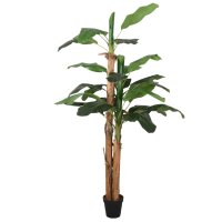 vidaXL Bananenbaum Künstlich 18 Blätter 150 cm Grün