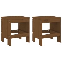 vidaXL 3-tlg. Garten-Bistro-Set Honigbraun Massivholz Kiefer