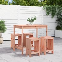 vidaXL 5-tlg. Gartenbar-Set Massivholz Douglasie