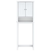 vidaXL Toilettenschrank BERG Wei&szlig; 60x27x164,5 cm Massivholz