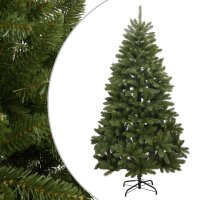 vidaXL K&uuml;nstlicher Weihnachtsbaum Klappbar mit St&auml;nder Gr&uuml;n 120 cm