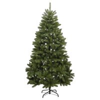 vidaXL K&uuml;nstlicher Weihnachtsbaum Klappbar mit St&auml;nder Gr&uuml;n 120 cm