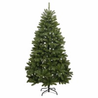 vidaXL K&uuml;nstlicher Weihnachtsbaum Klappbar mit St&auml;nder Gr&uuml;n 210 cm