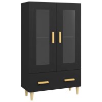 vidaXL Highboard Schwarz 70x31x115 cm Holzwerkstoff