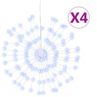 vidaXL Weihnachtsbeleuchtungen Feuerwerk 4 Stk. 140 LEDs...