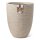 Capi Vase Waste Rib Elegant Niedrig 46x58 cm Terrazzo Beige