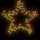 vidaXL Weihnachtsstern mit Erdspießen und 80 LEDs 60 cm