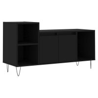 vidaXL TV-Schrank Schwarz 100x35x55 cm Holzwerkstoff