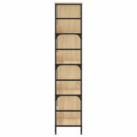 vidaXL B&uuml;cherregal Sonoma-Eiche 78,5x33x153 cm Holzwerkstoff