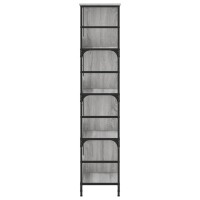 vidaXL B&uuml;cherregal Grau Sonoma 78,5x33x153 cm Holzwerkstoff