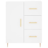 vidaXL Highboard Wei&szlig; 69,5x34x180 cm Holzwerkstoff