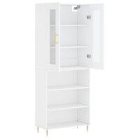 vidaXL Highboard Wei&szlig; 69,5x34x180 cm Holzwerkstoff