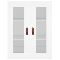 vidaXL Highboard Weiß 69,5x34x180 cm Holzwerkstoff
