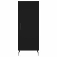 vidaXL Highboard Schwarz 34,5x34x180 cm Holzwerkstoff