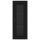 vidaXL Highboard Schwarz 34,5x34x180 cm Holzwerkstoff