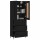 vidaXL Highboard Schwarz 69,5x34x180 cm Holzwerkstoff