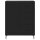 vidaXL Highboard Schwarz 69,5x34x180 cm Holzwerkstoff