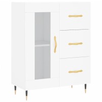 vidaXL Highboard Wei&szlig; 69,5x34x180 cm Holzwerkstoff