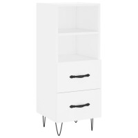 vidaXL Highboard Wei&szlig; 34,5x34x180 cm Holzwerkstoff